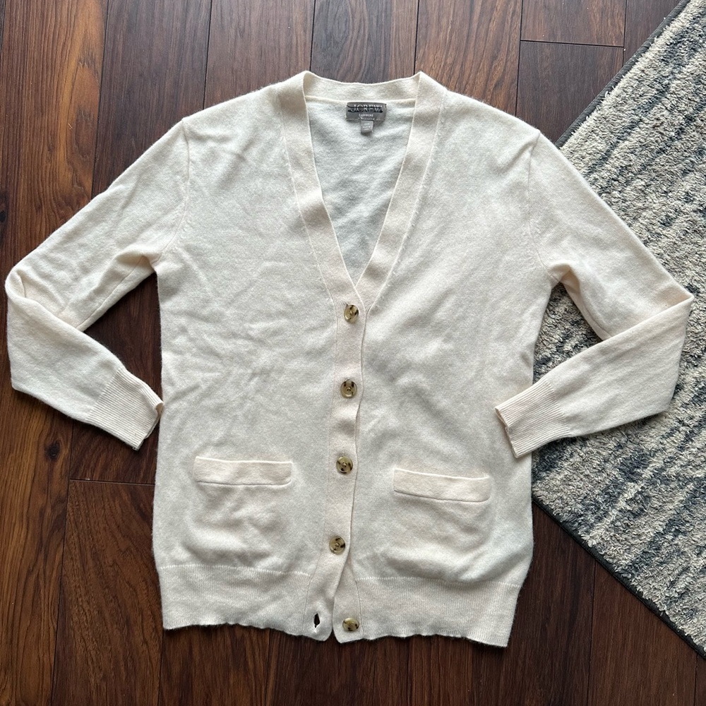 J.Crew 100% Cashmere Cardigan